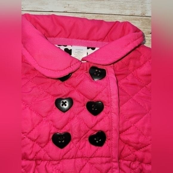 LITTLE Me quilted lined girls jacket size 12 months - Picture 4 of 6